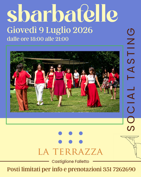Social Tasting X Sbarbatelle | Giovedì 9 Luglio 2026 18-21