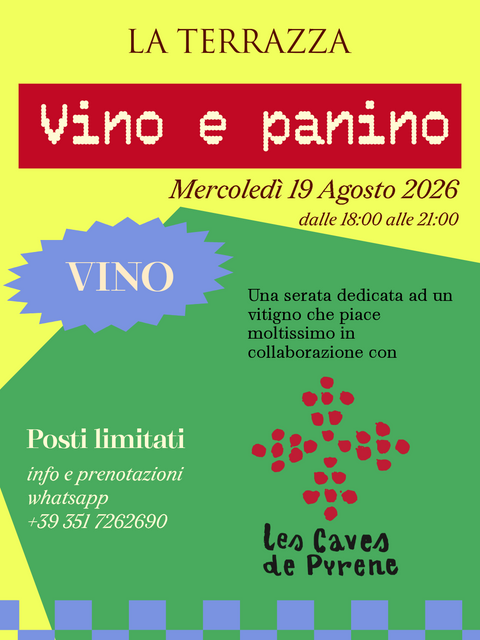 Vino&Panino speciale Chenin Blanc storia di un'Outsider | Mercoledì 19 Agosto 2026 18-21