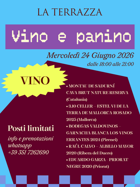 Vino&Panino Spanish Night | 24th of June 18-21 